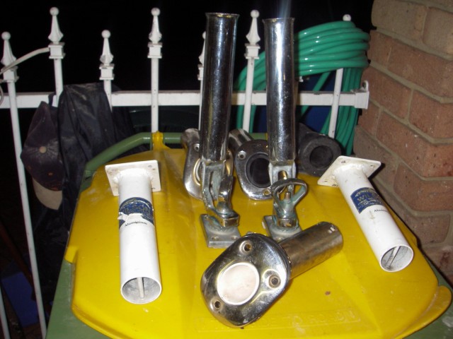 boat items for sale, outrigger bases and rod holders